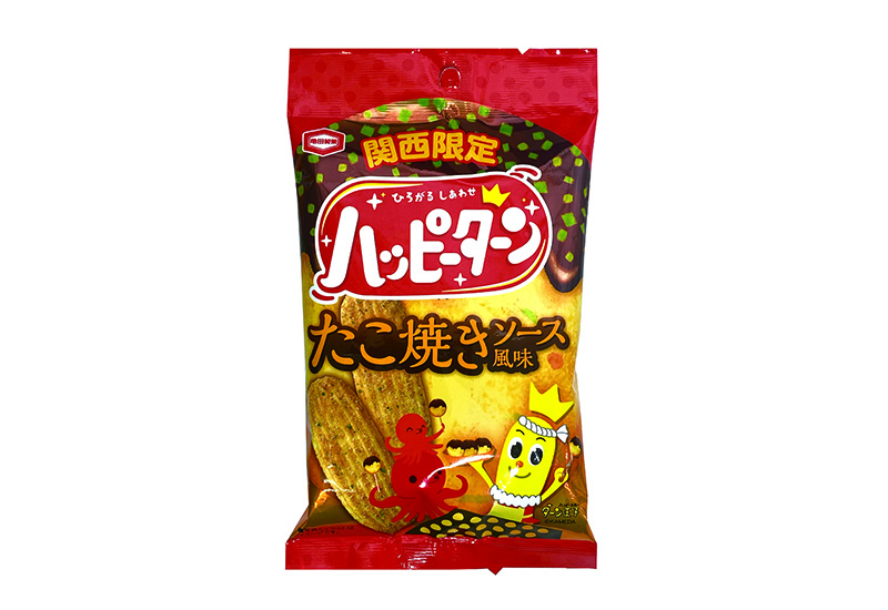 関西限定 34g ハッピーターン たこ焼きソース風味