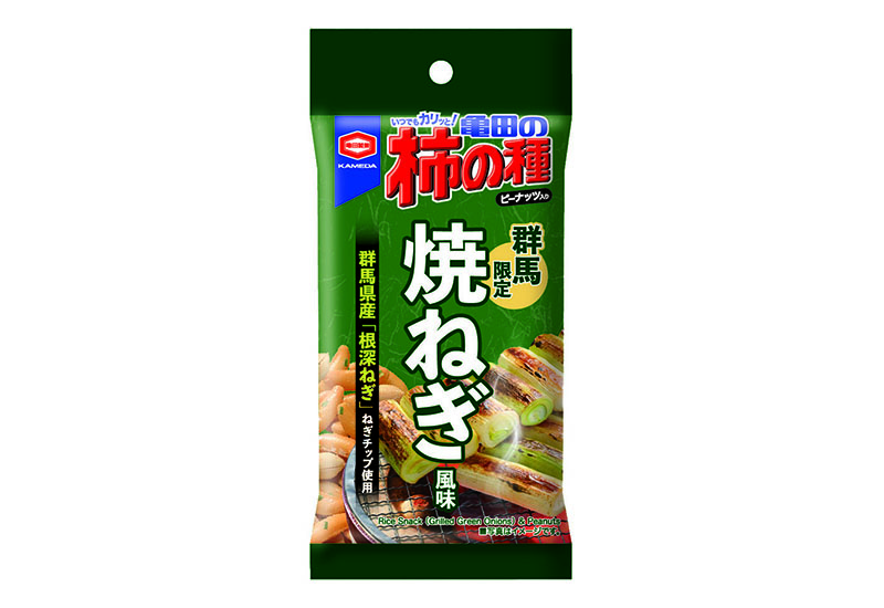 群馬限定 56g 亀田の柿の種 焼ねぎ風味