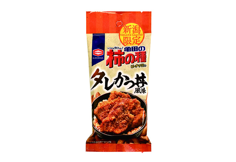 新潟限定 亀田の柿の種 56g タレかつ丼風味