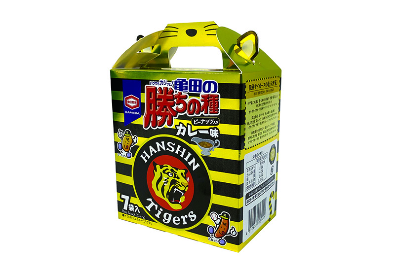 阪神タイガース 112g 亀田の勝ちの種 カレー味