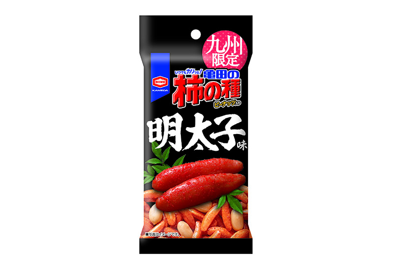 九州限定 56g 亀田の柿の種 明太子味
