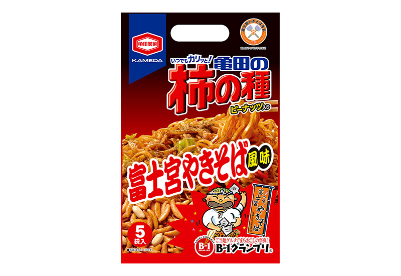 亀田の柿の種 120g 富士宮やきそば風味