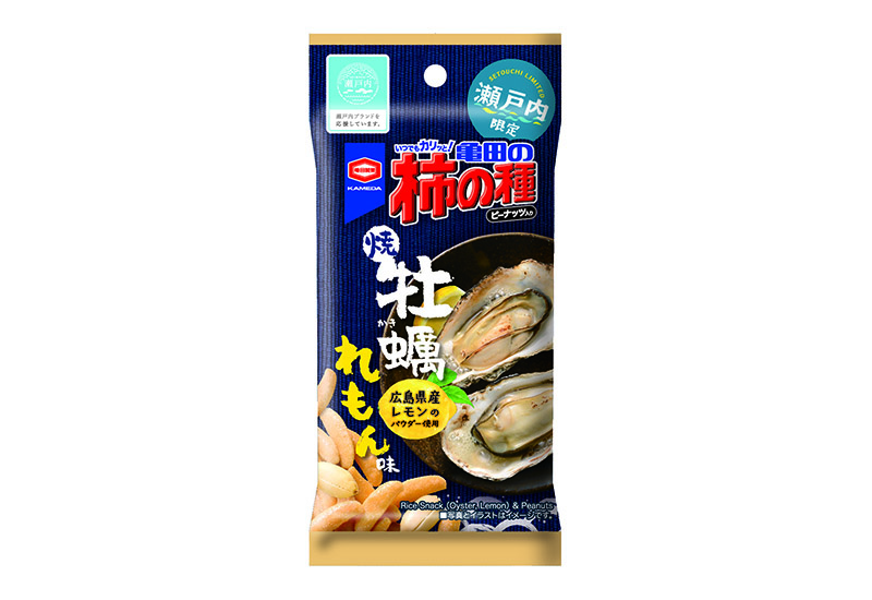 瀬戸内限定 56g 亀田の柿の種 牡蠣れもん味