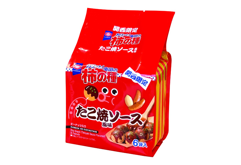 関西限定 108g 亀田の柿の種 たこ焼ソース味