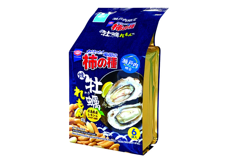 瀬戸内限定 108g 亀田の柿の種 牡蠣れもん味