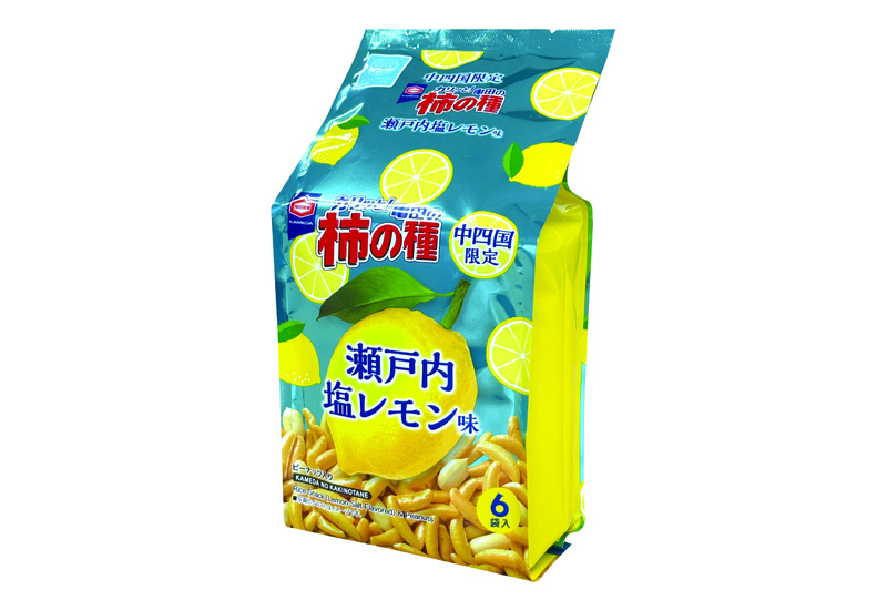 中四国限定 108g 亀田の柿の種 瀬戸内塩レモン味