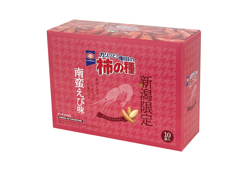 新潟限定 180g 亀田の柿の種 南蛮えび味