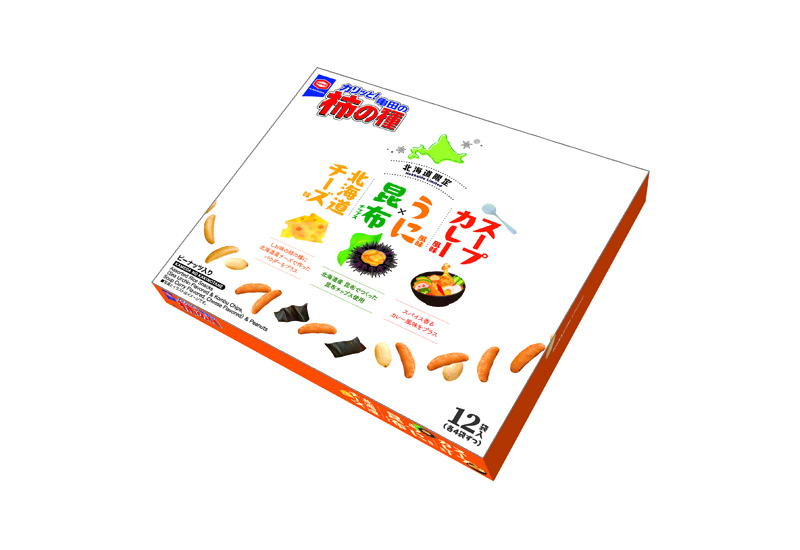 北海道限定 132g 亀田の柿の種 3種アソートBOX