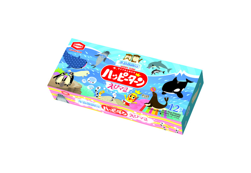 水族館限定 12枚 ハッピーターン えびマヨ風味